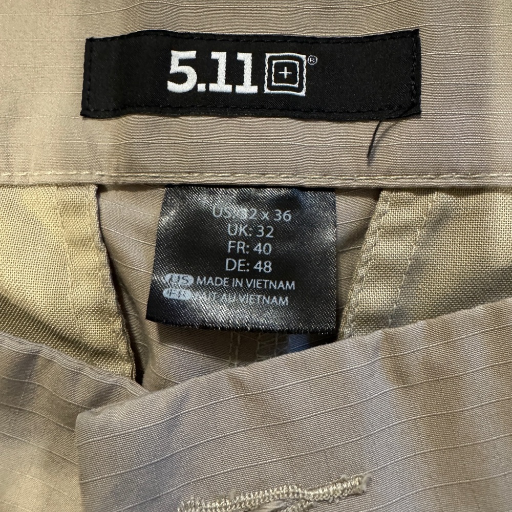 5.11 Tactical Men’s Cargo Pants in Khaki/Tan